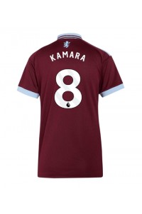 Aston Villa Boubacar Kamara #8 Fotballdrakt Hjemme Klær Dame 2026-27 Korte ermer
